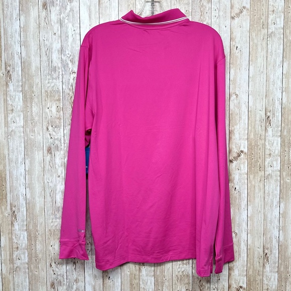 Coolibar Men’s Pink Golf Polo NWT [G6] - Picture 3 of 11